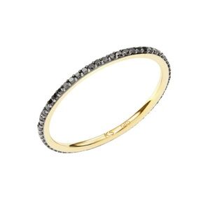 Kendra Scott Angelina Black Diamond Ring